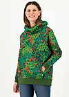 Oversize-Pullover matrioschkas armour, herbal garden, Pullover & Sweatshirts, Grün