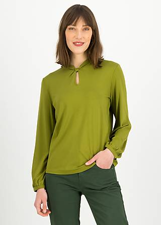 Longsleeve Oh my Knot, green quilting bees, Blouses & Tunics, Green