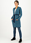 Long Cardigan rendez-vous with myself, blue plume, Cardigans & lightweight Jackets, Blue