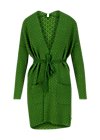 Long Cardigan rendez-vous with myself, green plume, Cardigans & lightweight Jackets, Green