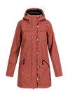Soft Shell Jacket Wild Weather, quilted stripes, Jackets & Coats, Red