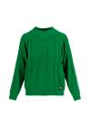 Strickpullover hurly burly Knit Knot, the future is green, Cardigans & leichte Jacken, Grün