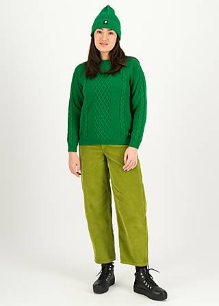 Knitted Jumper hurly burly Knit Knot, the future is green, Cardigans & lightweight Jackets, Green
