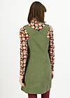 Autumn Dress pinafore amore, olive oil, Dresses, Green