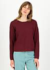 Knitted Jumper Chic Promenade, dancing on the wave, Jumpers & Sweaters, Red