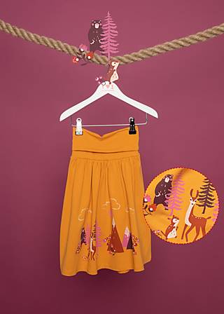Kids' skirt Märchenglocke, happy sunflower, Skirts, Yellow
