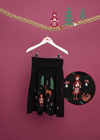 Kids' skirt Märchenglocke, mysterious ink, Skirts, Black