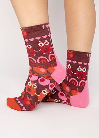 Baumwollsocken Sensational  Steps, beeing extra, Socken, Rot