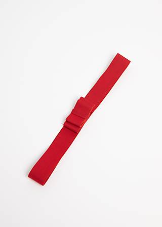 Belt Fantastic Elastic Bow, this belt is on fire, Accessoires, Red