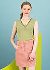 Sleeveless Top Let Love Rule, spring silence stripe, Shirts, Green