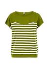 Strickoberteil New Wave Pinup, inky green stripe, Shirts, Grün