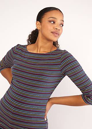 Jersey Top Oh Marine, colorful love stripe, Shirts, Blue