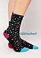 Cotton socks Sensational Steps, confetti party, Socks, Black