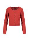 Cardigan Welcome to the Crew, little red flower, Cardigans & leichte Jacken, Rot