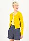 Cardigan Welcome to the Crew, little yellow flower, Cardigans & lightweight Jackets, Yellow