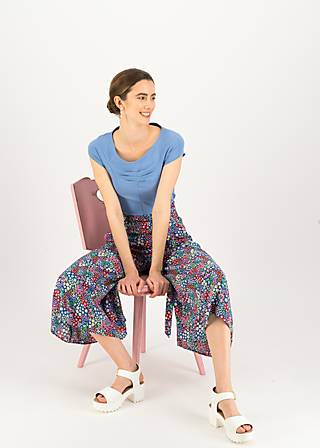 Summer Pants Flotte Culottes, first date, Trousers, Blue