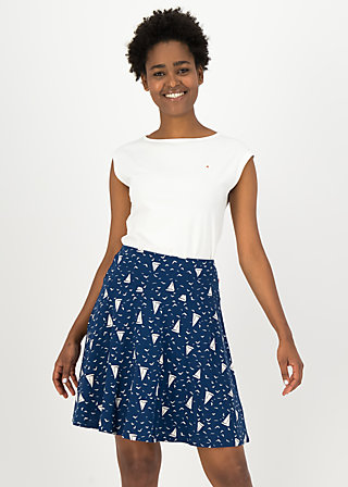 Summer Skirt let freedom rule, sailing club, Skirts, Blue